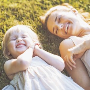Mother takes her daughter to a pediatric dentist for kids in Goshen IN.